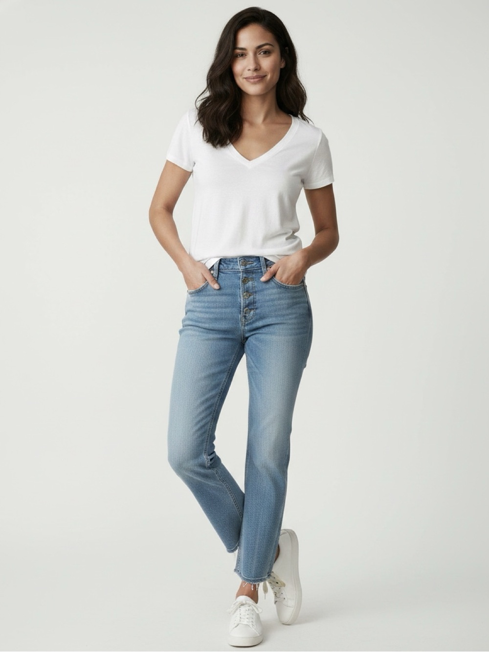 WOMEN’S CITIZENS OF HUMANITY HIGH RISE VINTAGE SLIM CROP JEANS COH QUIET‎ LUXURY
